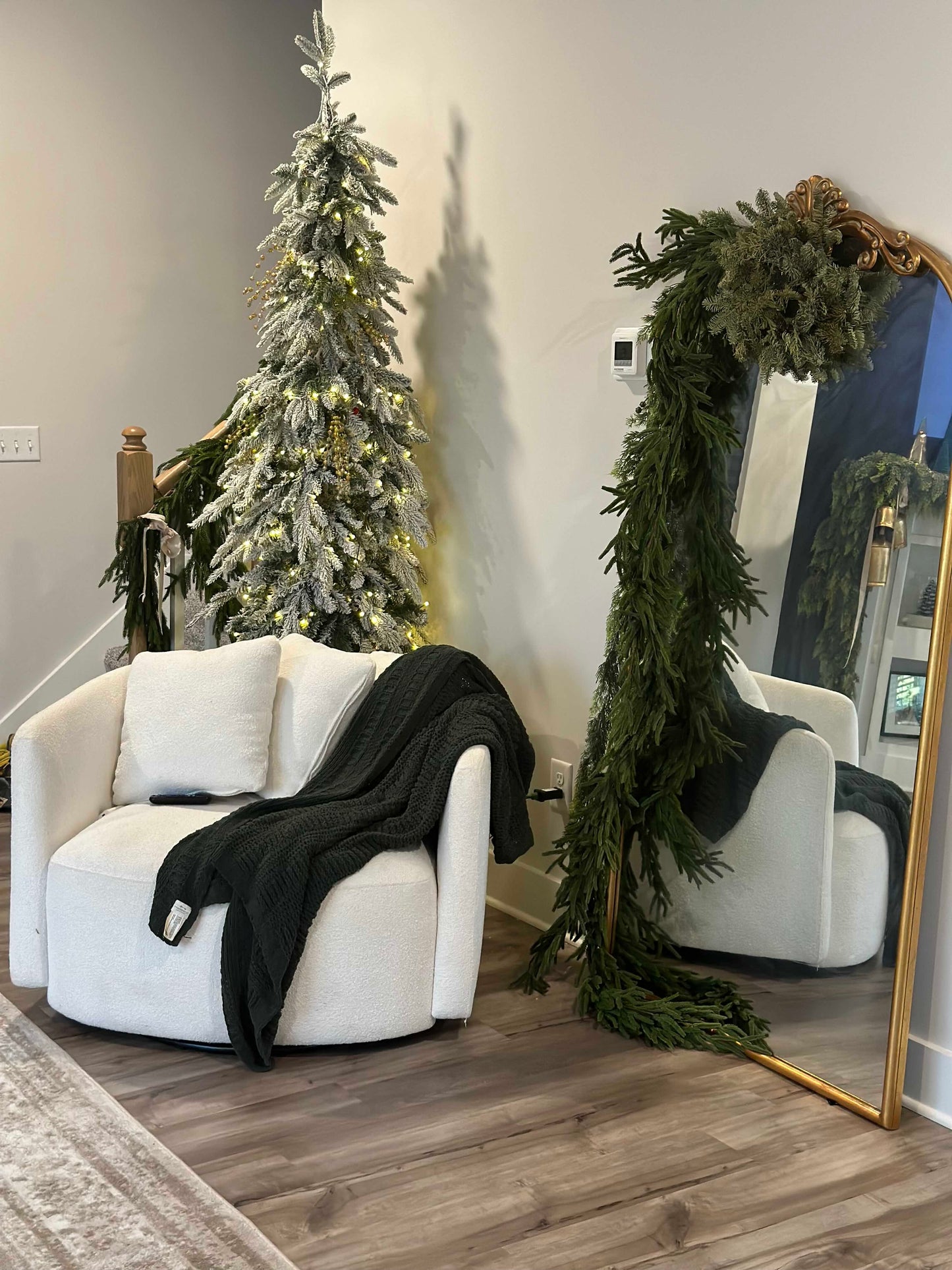 8 ft Real Touch Norfolk Pine Garland