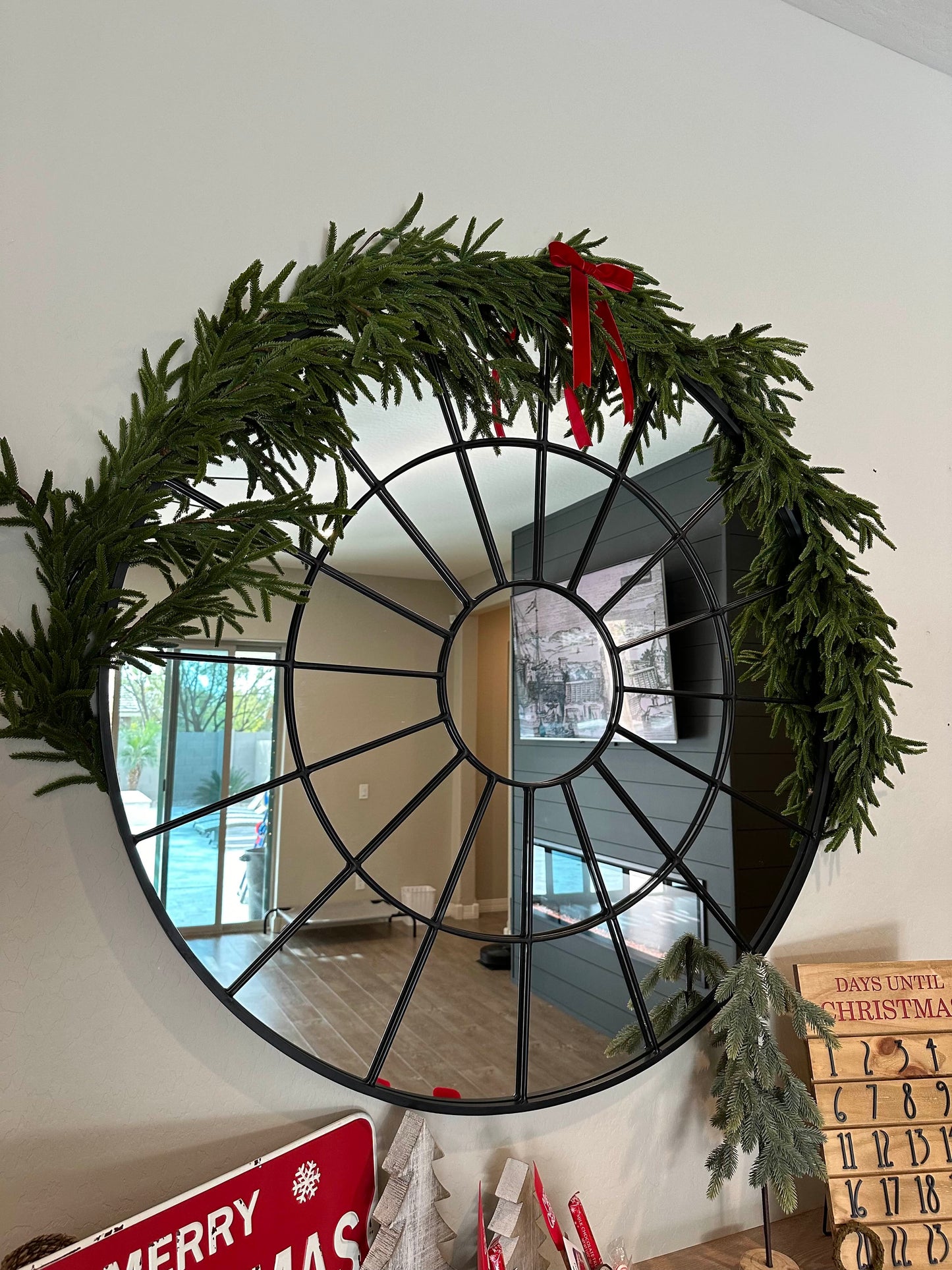 8 ft Real Touch Norfolk Pine Garland