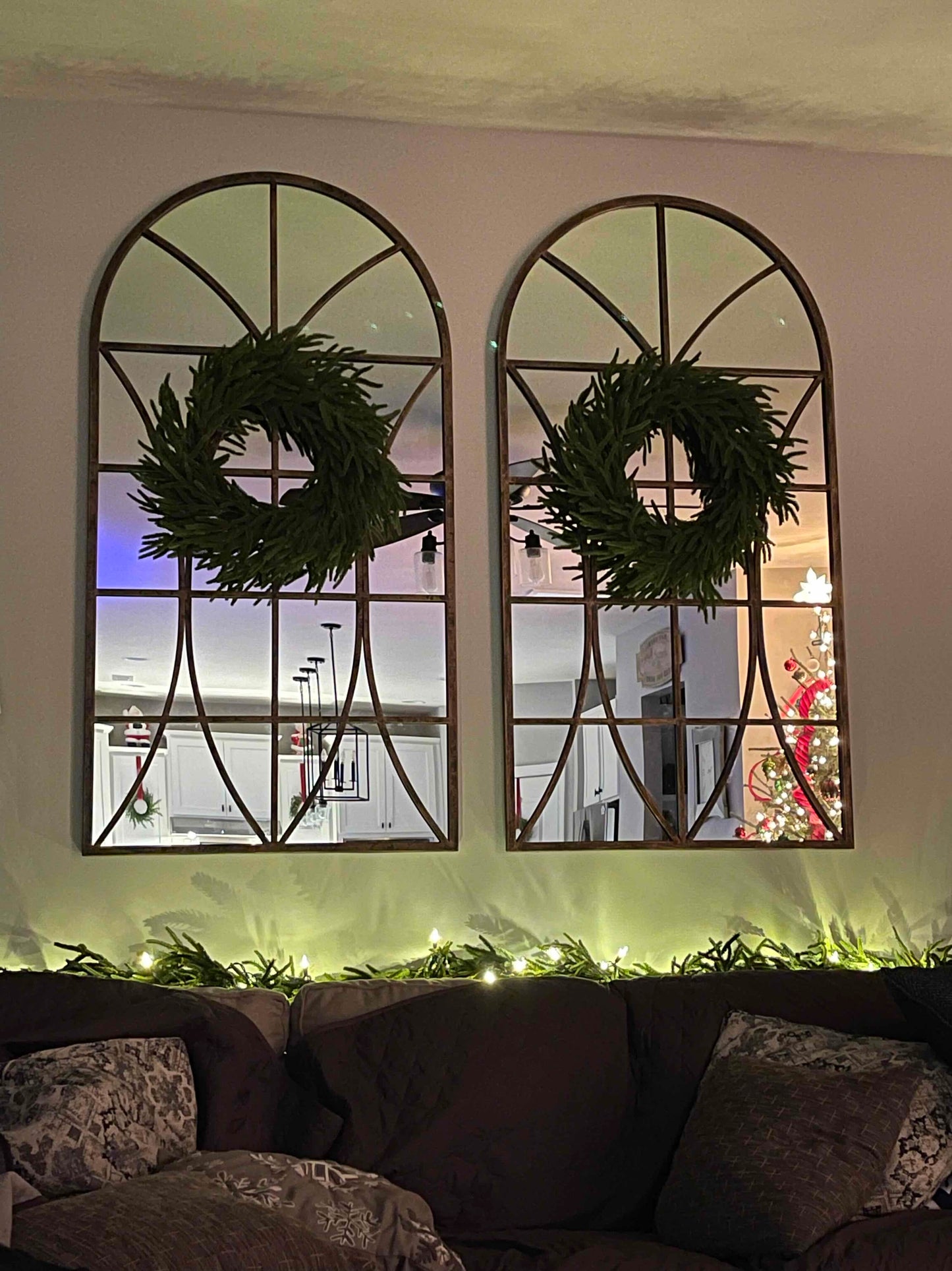 8 ft Real Touch Norfolk Pine Garland