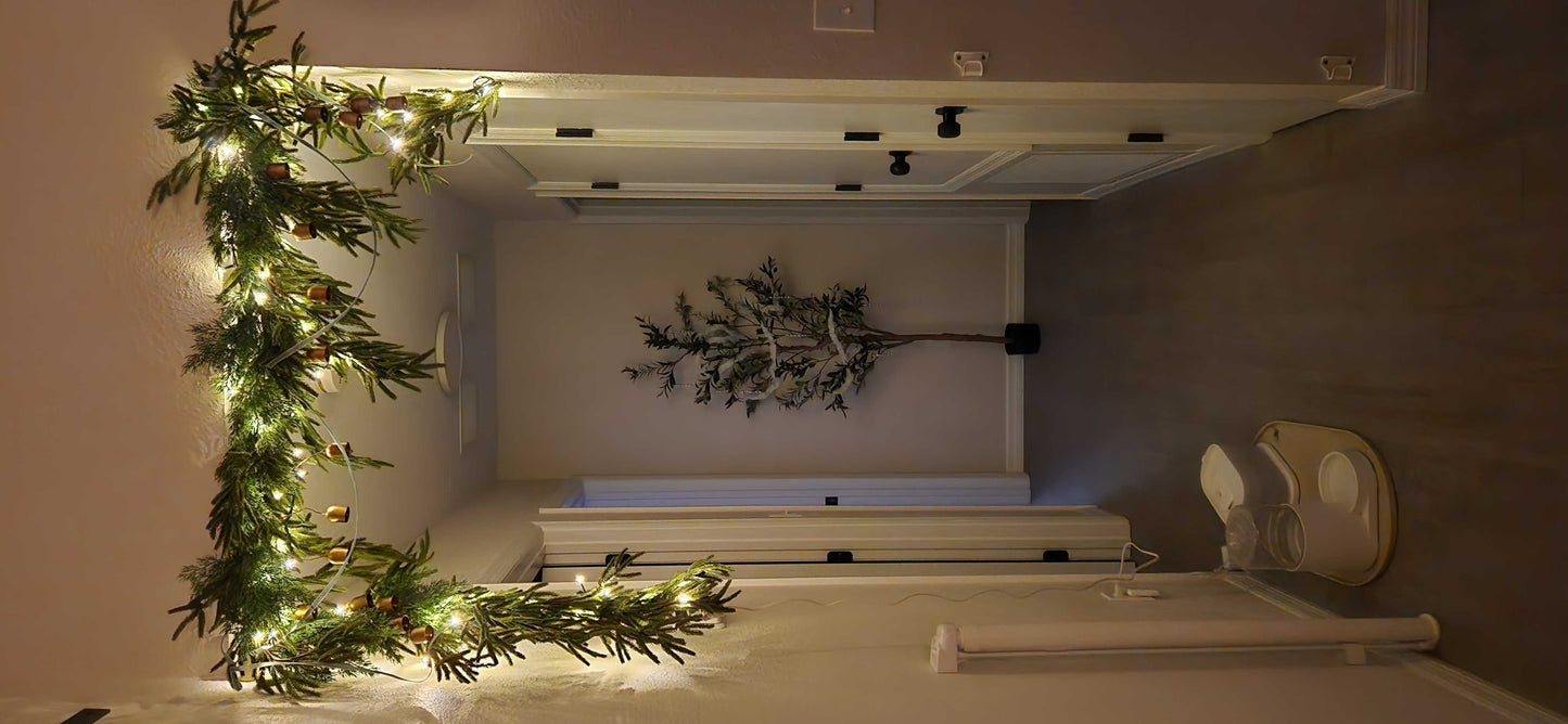 8 ft Real Touch Norfolk Pine Garland